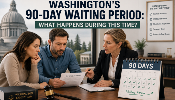 Washington's 90-Day Waiting Period divorce timeline explained by a Seattle family law attorney